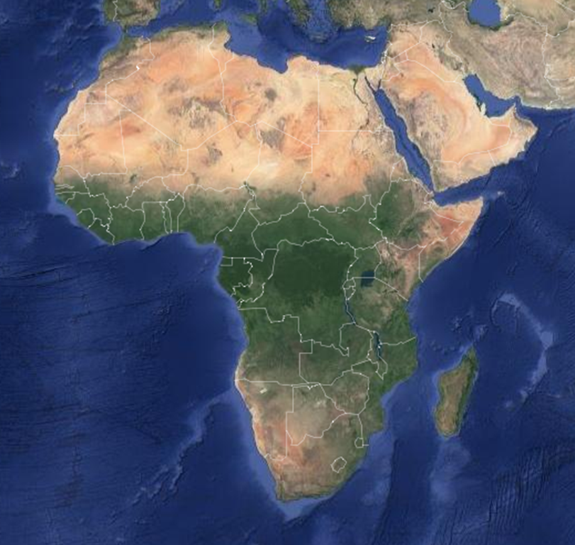 Google map Africa